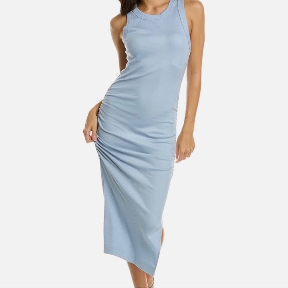 Michael Stars Wren Midi Blue Sleeveless Dress